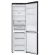 LG GBV3100AEP alulfagyasztós kombinált hűtőszekrény, 234/110L, Smart Inverter Kompresszor, 59.5x67.5x186 cm, matt éjfekete szín 
