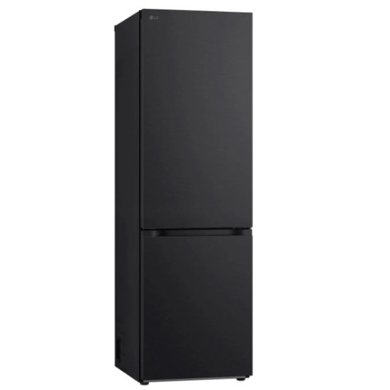 LG GBV3100AEP alulfagyasztós kombinált hűtőszekrény, 234/110L, Smart Inverter Kompresszor, 59.5x67.5x186 cm, matt éjfekete szín 