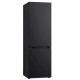 LG GBV3100AEP alulfagyasztós kombinált hűtőszekrény, 234/110L, Smart Inverter Kompresszor, 59.5x67.5x186 cm, matt éjfekete szín 