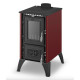 Hunor 806 Iglo kályha, bordó, 10.6kW, Öntöttvas tűztér