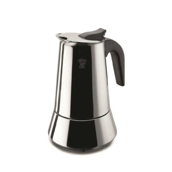 Ghidini 1386 Steelexpress kotyogós kávéfőző, 2 személyes, indukciós főzőlapon is használható, inox 