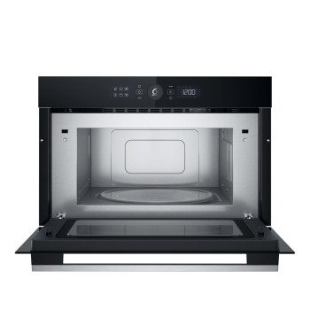 Whirlpool WMD54MX beépíthető mikrohullámú sütő, 31L, Crisp funkció, 800W, 59.5x46.8x38.5 cm, inox szín 