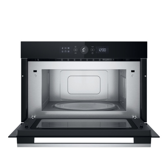 Whirlpool WMD54MX beépíthető mikrohullámú sütő, 31L, Crisp funkció, 800W, 59.5x46.8x38.5 cm, inox szín 
