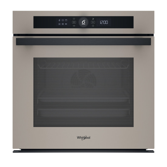 Whirlpool WOI4S8HM2SEA beépíthető sütő, 73L, 6. Érzék technológia előre beállított receptek, 59.5x56.4x59.7 cm, urban beige szín 