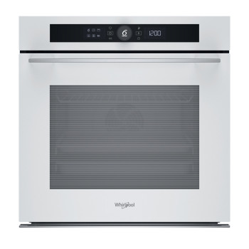Whirlpool WOI4S8PM1SWA beépíthető sütő, 73L, pirolitikus és hidrolitikus tisztítás, 6. Érzék technológia előre beállított receptek, 59.5x56.4x59.7 cm, fehér szín 