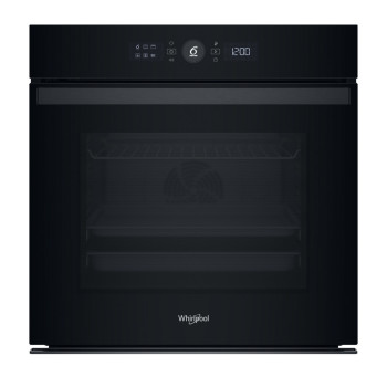 Whirlpool WOI4S8PM2SBA beépíthető sütő, 73L, pirolitikus és hidrolitikus tisztítás, 6. Érzék technológia előre beállított receptek, 59.5x56.4x59.7 cm, fekete szín