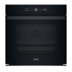Whirlpool WOI4S8PM2SBA beépíthető sütő, 73L, pirolitikus és hidrolitikus tisztítás, 6. Érzék technológia előre beállított receptek, 59.5x56.4x59.7 cm, fekete szín