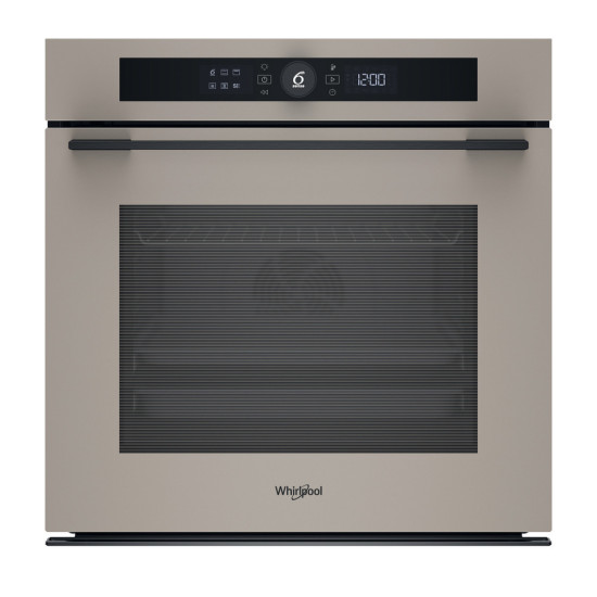 Whirlpool WOI5S8PM2SEA beépíthető sütő, 73L, pirolitikus és hidrolitikus tisztítás, 6. Érzék technológia előre beállított receptek, 59.5x56.4x59.7 cm, urban beige szín