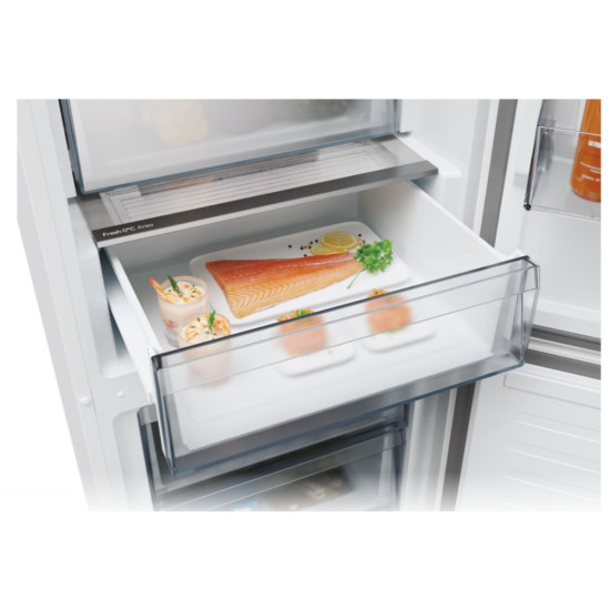 Candy ECN2CQTEX206 No Frost alulfagyasztós kombinált hűtőszekrény, 289/120L, 59.5x66.7x205 cm 