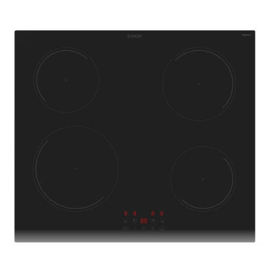 Candy CI642CBB/1 beépíthető indukciós kerámialap, 59x52x6cm, fekete 
