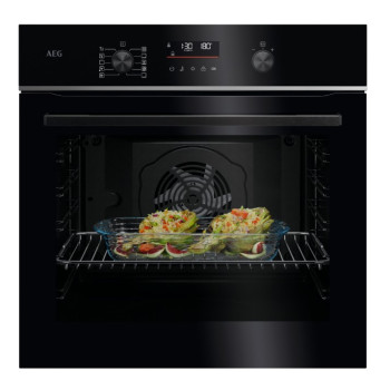 AEG TU5PB431SB beépíthető sütő, 72L, Wifi, pirolitikus tisztítás, 59.4x56.8x59.5 cm, fekete szín 