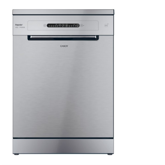 Candy CF 3E7L0S mosogatógép, 13 teríték, inverter motor, Wifi, 59.7x59.8x85 cm, metal look szín