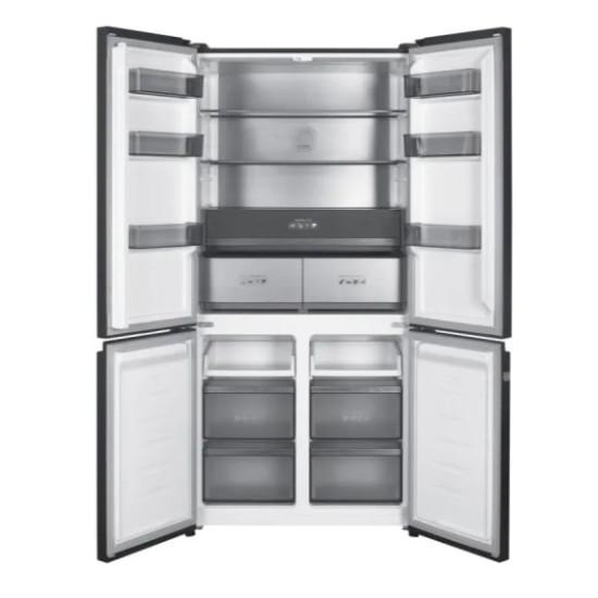 MPM MPM-503-SSI-10 Total No Frost side by side hűtőszekrény francia ajtós kialakítással, 349/151L, inverter kompresszor, 90.5x59.7x190.2 cm, sötét inox szín 