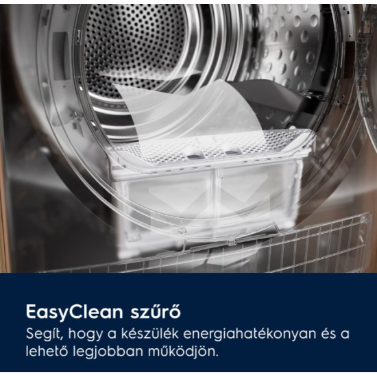 Electrolux EW7D495UE hőszivattúys szárítógép, 9 kg, inverter motor, 59.6x63.6x85 cm 
