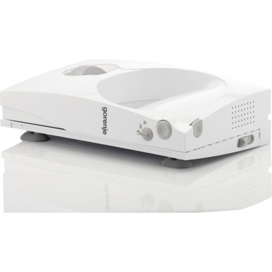 Gorenje R402W szeletelőgép, Solingen recés rozsdamentes acél pengével, 100W, fehér szín 