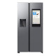 Samsung RS90F66BETEO side by side hűtőszekrény, AI Inverteres kompresszor, Wifi, 389/225L, 91.2x72.6x178.4 cm, Family Hub™, matt metál DOI szín 