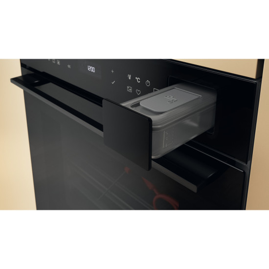 Whirlpool WOI7A8FHT2SBA beépíthető sütő, 73L, 6. Érzék technológia előre beállított receptek, 59.5x56.4x59.7 cm, fekete szín 