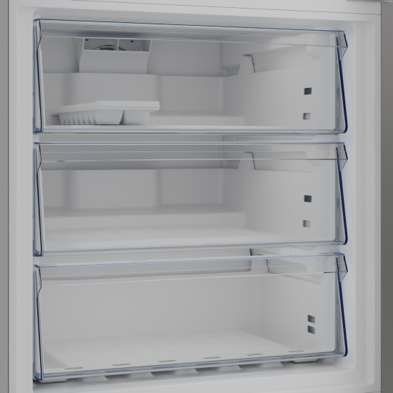 Beko B3RCNE564HW Total No Frost alulfagyasztós kombinált hűtőszekrény, 340/150L, 70x74.5x192 cm