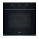 Whirlpool WOI78FPT1SBA beépíthető sütő, 73L, pirolitikus és hidrolitikus tisztítás, 6. Érzék technológia előre beállított receptek, 59.5x56.4x59.7 cm, fekete szín