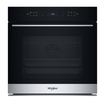 Whirlpool WOI78PT1SXA beépíthető sütő, 73L, 6. Érzék technológia előre beállított receptek, pirolitikus és hidrolitikus tisztítás, 59.5x56.4x59.7 cm, inox szín 