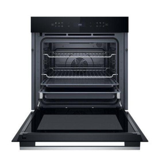 Whirlpool WOI78PT1SXA beépíthető sütő, 73L, 6. Érzék technológia előre beállított receptek, pirolitikus és hidrolitikus tisztítás, 59.5x56.4x59.7 cm, inox szín 