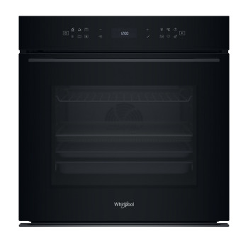 Whirlpool WOI78PT1SBA beépíthető sütő, 73L, 6. Érzék technológia előre beállított receptek, pirolitikus és hidrolitikus tisztítás, 59.5x56.4x59.7 cm, fekete szín 