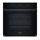 Whirlpool WOI6A8PT2SBA beépíthető sütő, pirolitikus és hidrolitikus tisztítás, 73L, 6. Érzék technológia előre beállított receptek, 59.5x56.4x59.7 cm, fekete szín 