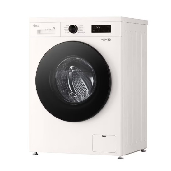 LG F4X1009NWB elöltöltős mosógép, 9 kg, inverter motor, Wifi, gőz, 60x59x85 cm 