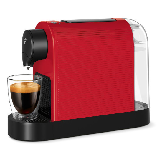 Tchibo Cafissimo pure+ red kapszulás kávéfőző, piros szín 