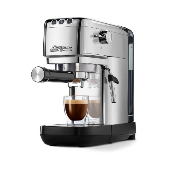 Tchibo Lapressa presszó kávéfőző, 1300W, ezüst szín 