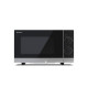 Sharp YC-PS201AE-S mikrohullámú sütő, 20L, 700W, ezüst szín 