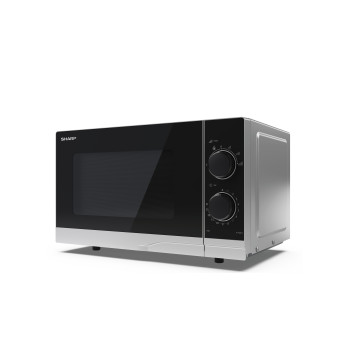 Sharp YC-PS201AE-S mikrohullámú sütő, 20L, 700W, ezüst szín 