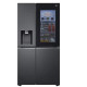 LG GSXV91MCAE Total No Frost side by side hűtőszekrény, 416/219L, Wifi, inverter kompresszor, 91.3x73.5x179 cm, matt fekete szín 