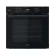 Whirlpool OMSR58RU1SB beépíthető sütő, 71L, pirolitikus és hidrolitikus tisztítás, Cook 3 funkció, 59.5x55.1x59.5 cm, fekete szín 
