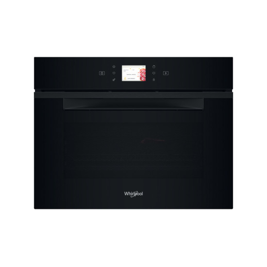 Whirlpool WCW11O7HTSB beépíthető kompakt sütő és mikró, 53L, 950W, Crisp funkció, 55.9x54.3x45.5 cm, fekete szín 