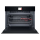 Whirlpool WCW11O7HTSB beépíthető kompakt sütő és mikró, 53L, 950W, Crisp funkció, 55.9x54.3x45.5 cm, fekete szín 