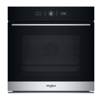 Whirlpool WOI5S8HM1SXA beépíthető sütő, 73L, 6. Érzék technológia előre beállított receptek, 59.5x56.4x59.7 cm, inox szín 