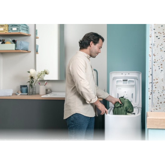 Candy TCA483D2-S felültöltős mosógép, 8kg, WIFI, 41x60x86 cm