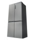Haier HCR5919ENMM No Frost side by side hűtőszekrény, francia ajtós kialakítással, 422/221L, Dual Inverter Kompresszor, 90x874.8x190.5 cm, New Platinum inox szín 