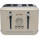 Gorenje T2300CLIN elefántcsont színű retro 4 szeletes kenyérpirító kiolvasztás, melegítő funkcióval