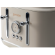 Gorenje T2300CLIN elefántcsont színű retro 4 szeletes kenyérpirító kiolvasztás, melegítő funkcióval