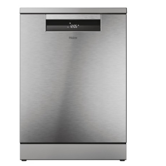Haier XF 4A4M4PX mosogatógép, 14 teríték, Wifi, inverter motor, 3 kosár, automatikus ajtónyitás, 59.7x59.8x85 cm, inox szín 