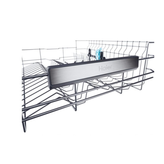 Haier XF 4A4M4PX mosogatógép, 14 teríték, Wifi, inverter motor, 3 kosár, automatikus ajtónyitás, 59.7x59.8x85 cm, inox szín 