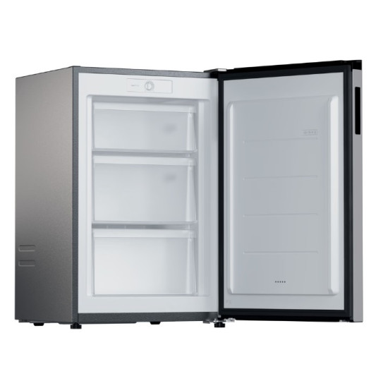 Candy CNUQ2L58EX fagyasztószekrény, 90L, 54.5x57x86 cm, ezüst szín