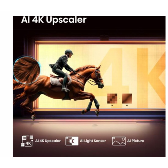 Hisense 65A6Q 4K UHD Smart LED TV, 65", 165.1 cm 