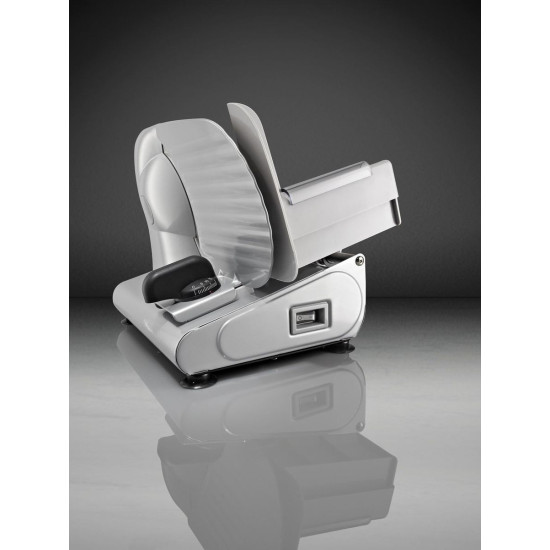 Gorenje R506E szeletelőgép rozsdamentes acél Solingen pengével, 160W, ezüst szín