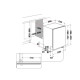 Whirlpool WH7IA15AM3LS0 teljesen beépíthető mosogatógép, 3 kosár,15 teríték, automatikus ajtónyitás, 59.8x55.5x82 cm