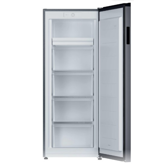 Candy CNUQ2L513EX fagyasztószekrény, 169L, 54.5x57x138 cm, inox szín 