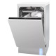 Amica DIM42E6TBqD teljesen beépíthető mosogatógép, 10 teríték, inverter motor, 44.8x55x81.5 cm