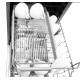 Amica DIM42E6TBqD teljesen beépíthető mosogatógép, 10 teríték, inverter motor, 44.8x55x81.5 cm